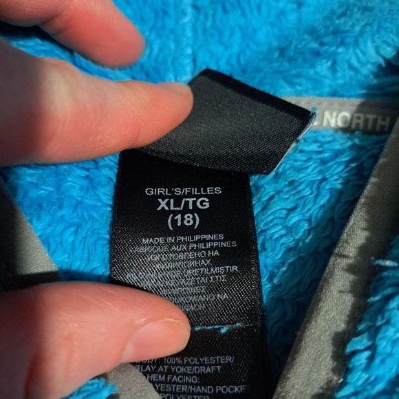 Northface Fleece Full Zip Hoody- Sm/Med - Picture 2 of 4